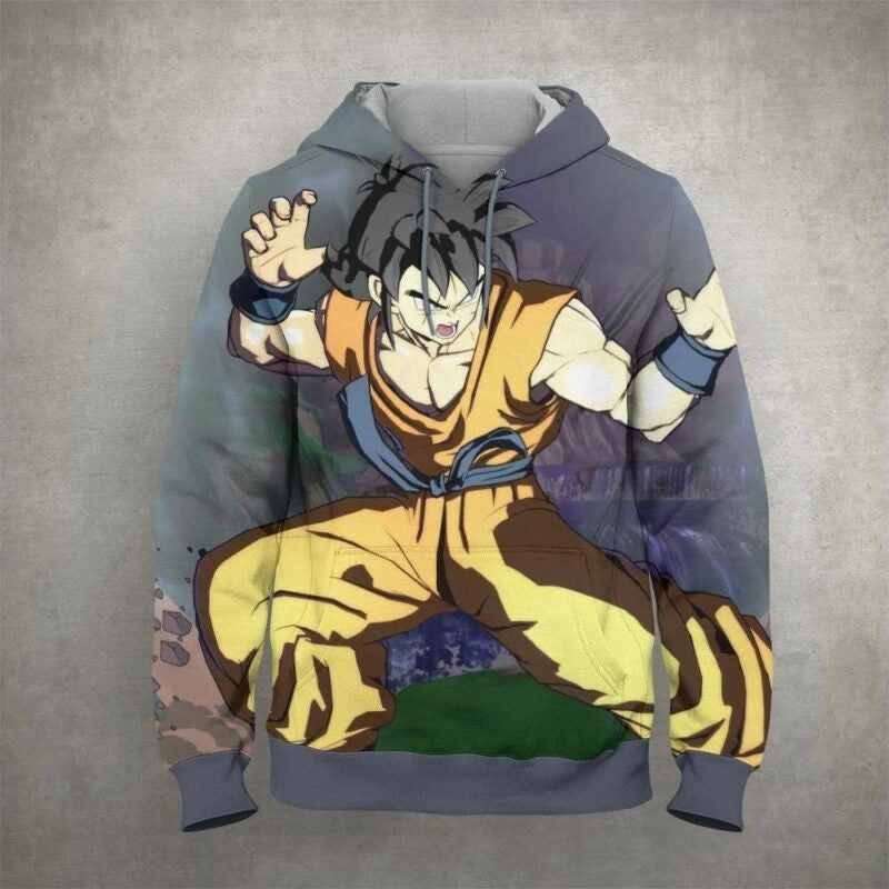 Goku Blue Saiyan Cartoon Dragon Ball Anime Manga 34 Over Print 3d Hoodie Zip Hoodie
