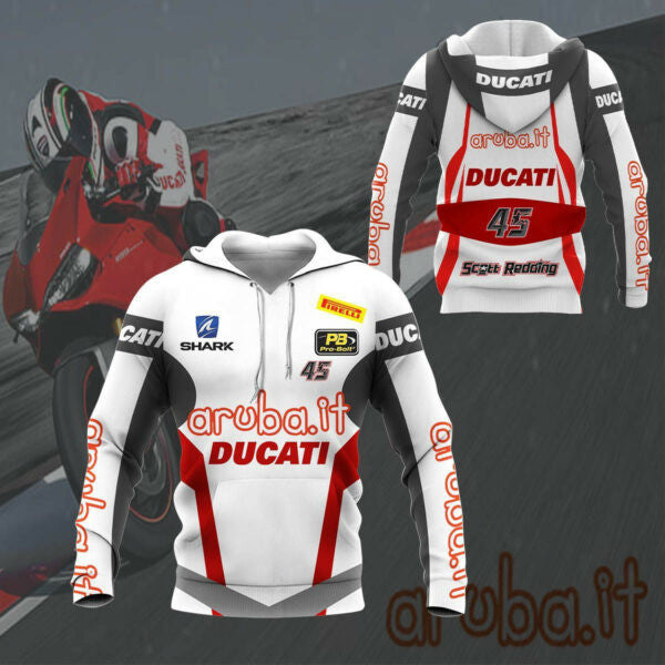 Ducati Shirt Fan Gift 228, Stylist Unisex 3d Hoodie Zip Hoodie 1188