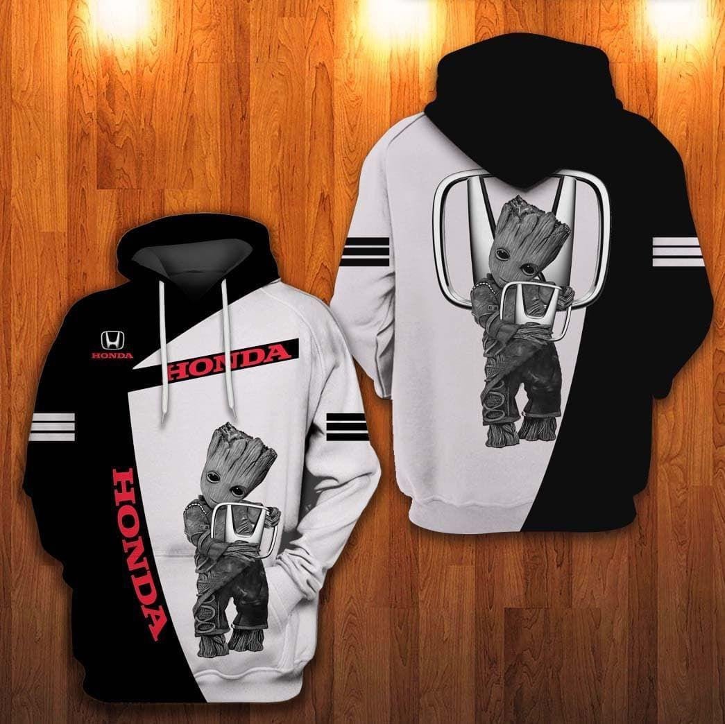 Groot Hug Honda Logo, Honda Logo All Over Print Hoodie 503