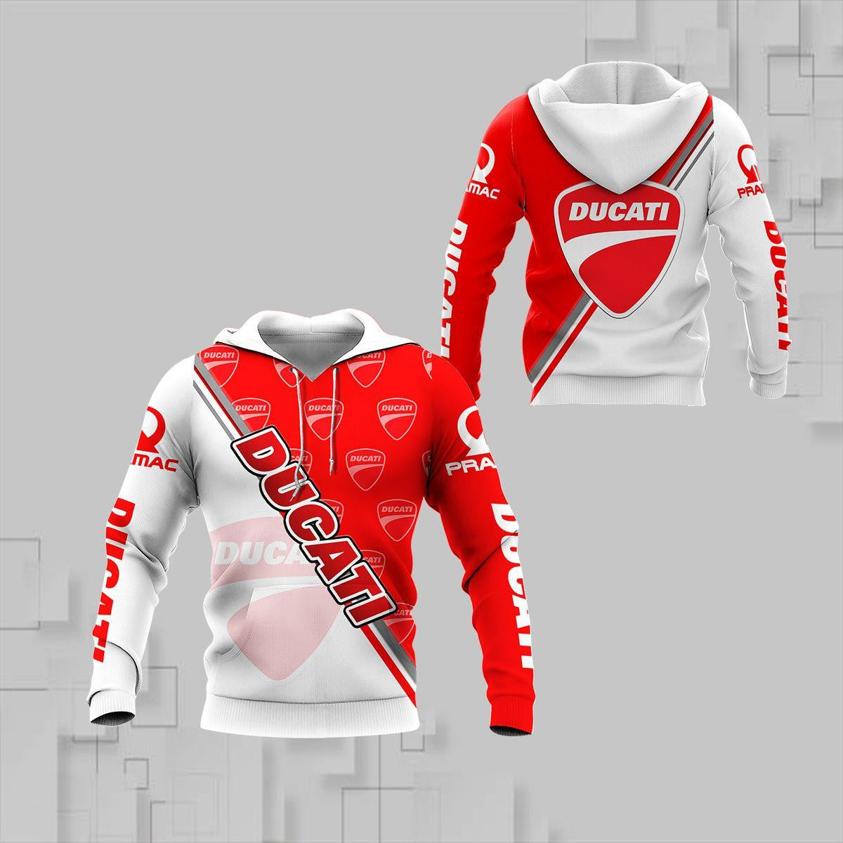 Ducati Pramac Racing All Over Print Hoodie, Zip Hoodie 477