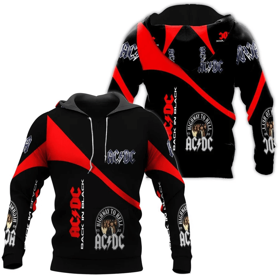 Acdc Rock Band 1 Fan Gift, Acdc Rock Band Aop Hoodie