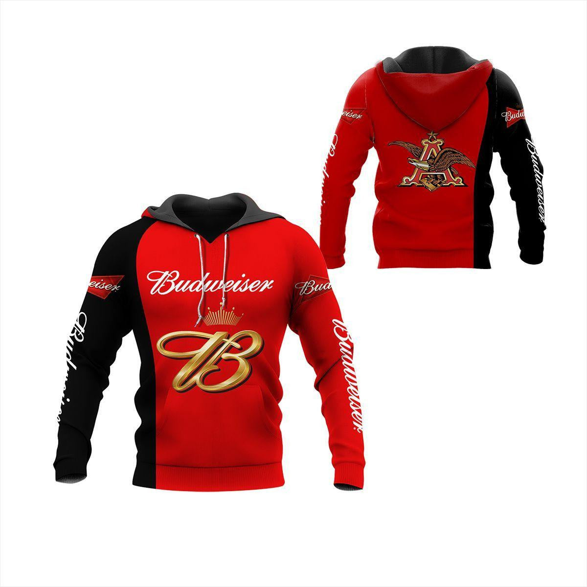 Budweiser Shirt Fan Gift 151, Stylist Unisex 3d Hoodie Zip Hoodie