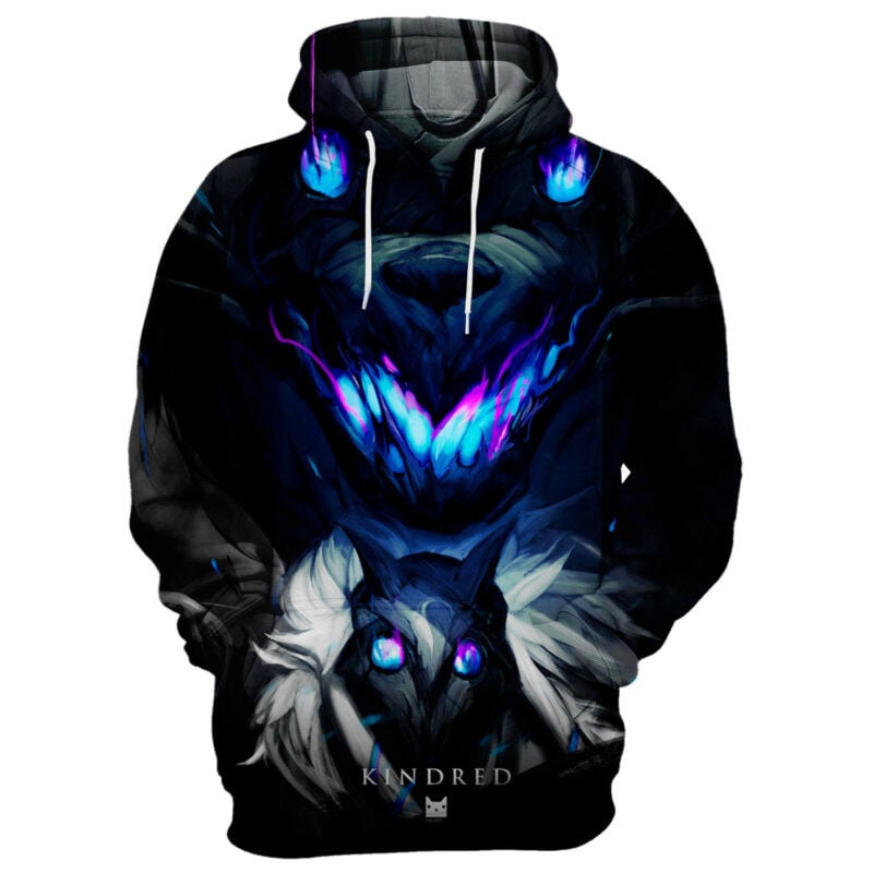 Kindred League Of Legends 3d Hoodie Zip Hoodie