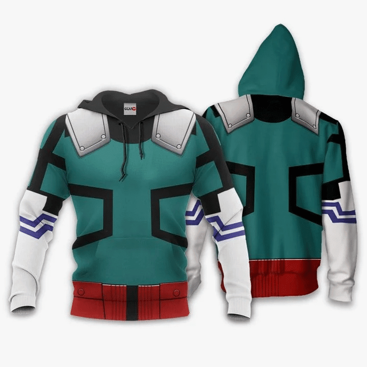 Izuku Midoriya Anime Manga My Hero Academia For Men And Women 3d Hoodie Zip Hoodie