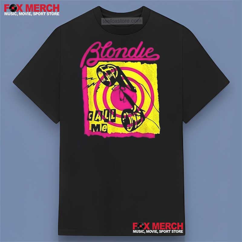 Blondie Band Call Me 1980 Graphic Shirt, hoodie, long sleeve, sweatshirt and tank top