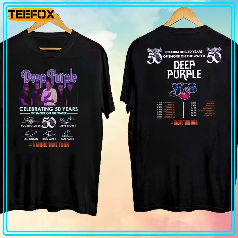 Deep Purple 50th Anniversary Tour 2024 Unisex T-Shirt, hoodie, long sleeve, sweatshirt and tank top