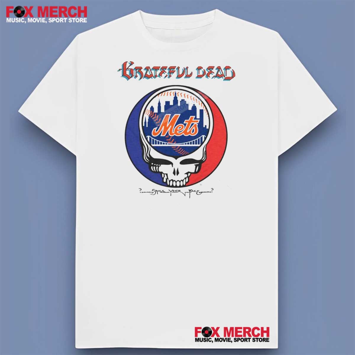 Grateful Dead NY Mets Steal Your Face Graphic T-Shirt, hoodie, long sleeve, sweatshirt and tank top