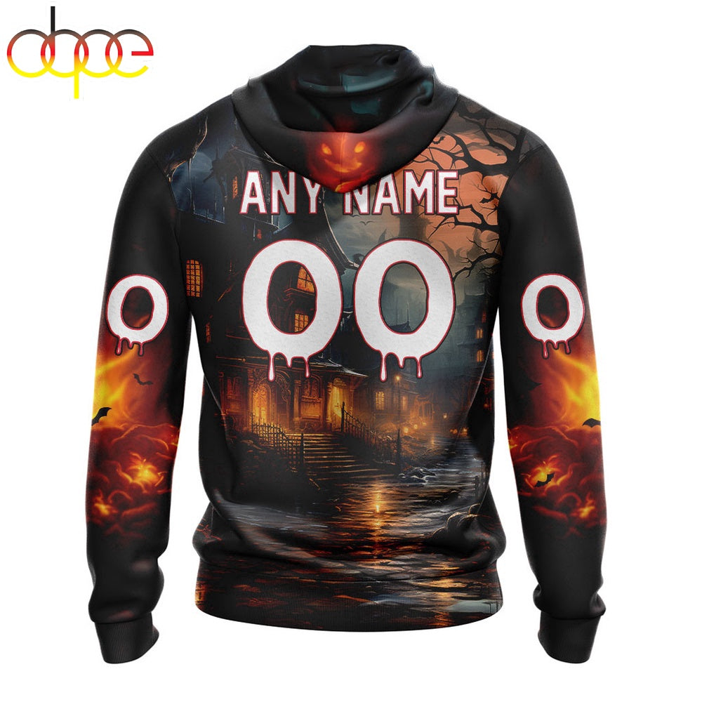 Custom Name And Number NFL Green Bay Packers Halloween Badut Mematikan 3D Hoodie Shirt