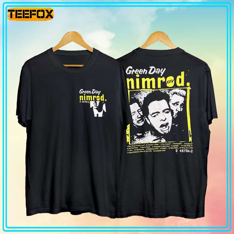 Green Day Nimrod Tour 1997 Short-Sleeve T-Shirt, hoodie, long sleeve, sweatshirt and tank top