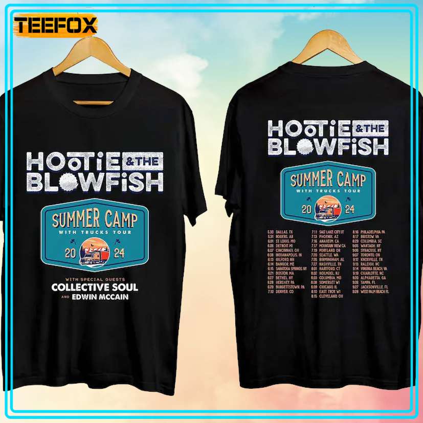 Hootie And The Blowfish - Summer Camp with Trucks Tour 2024 T-Shirt, hoodie, long sleeve, sweatshirt and tank top