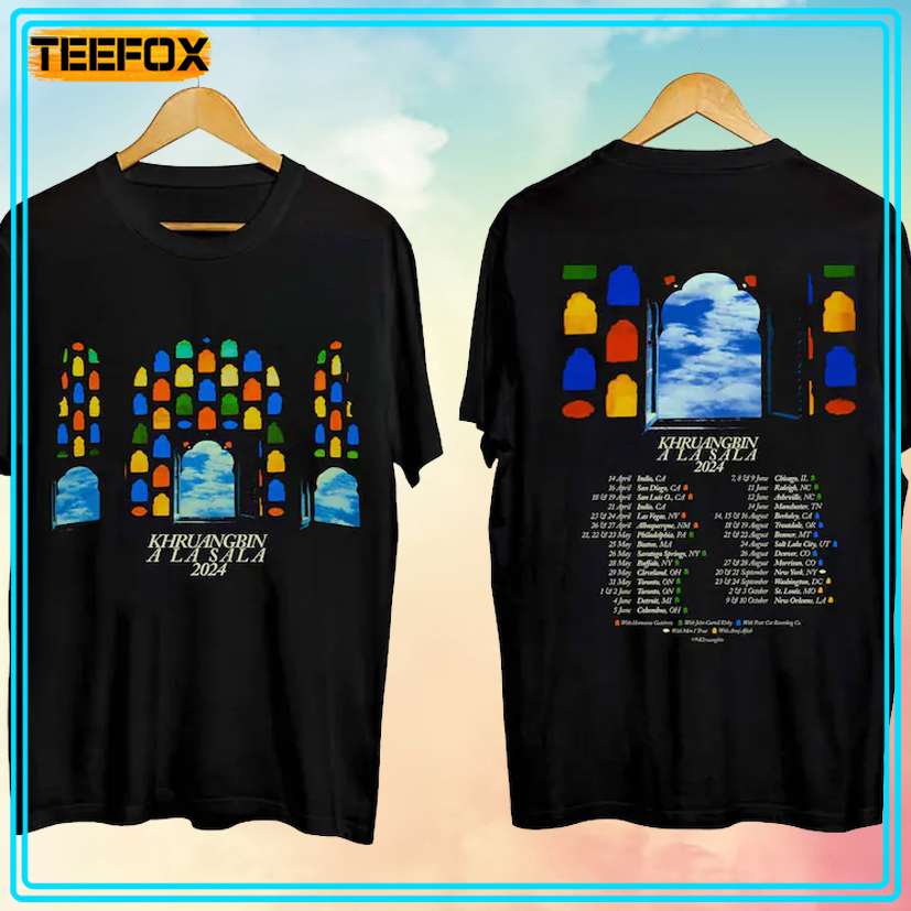Khruangbin A la Sala Tour 2024 Concert T-Shirt, hoodie, long sleeve, sweatshirt and tank top