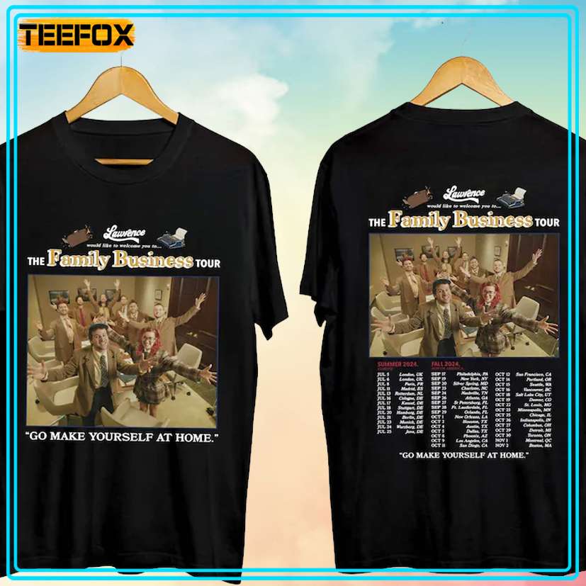 Lawrence - The Family Business Tour 2024 Unisex T-Shirt, hoodie, long sleeve, sweatshirt and tank top