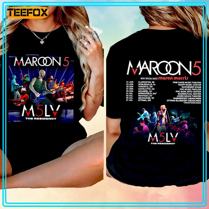 Maroon 5 M5Lv The Residency Unisex T-Shirt, hoodie, long sleeve, sweatshirt and tank top