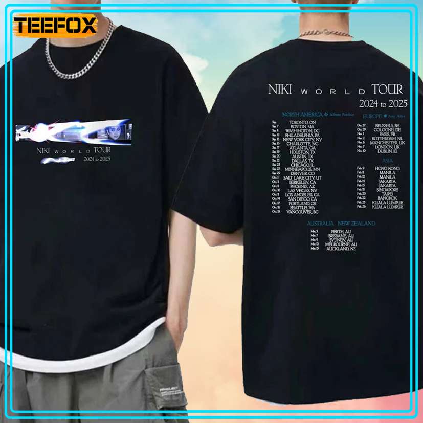 NIKI World Tour 2024 to 2025 Concert Music T_Shirt, hoodie, long sleeve, sweatshirt and tank top