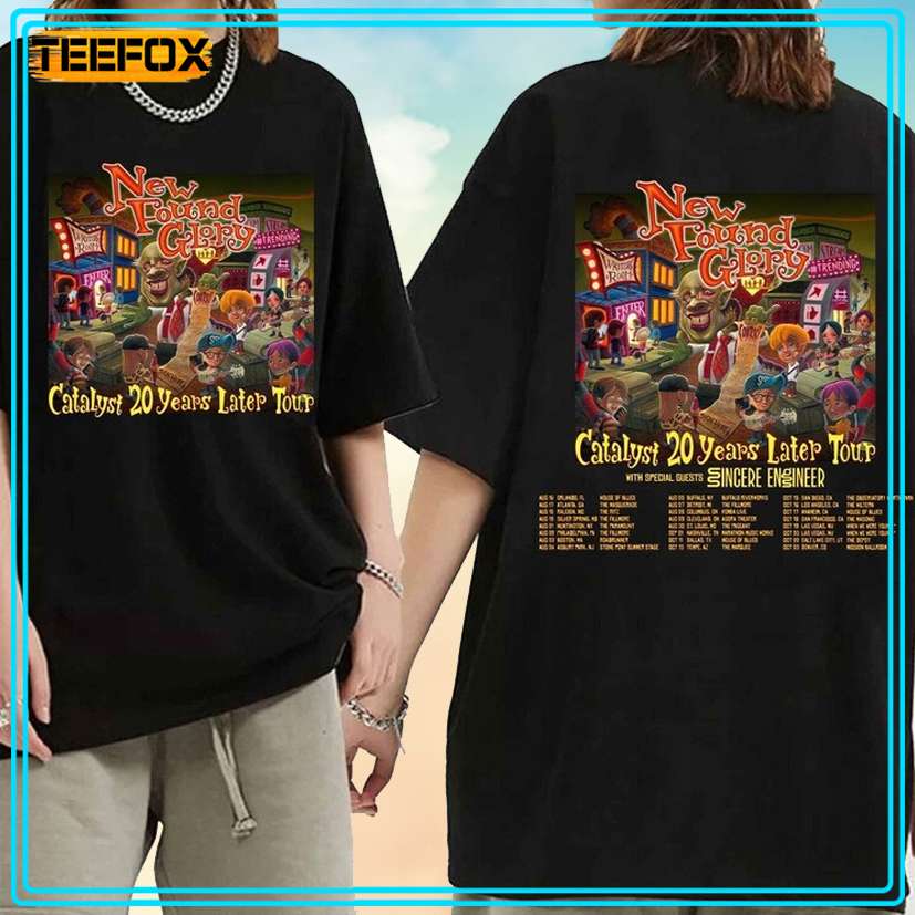 New Found Glory - Catalyst 20th Anniversary Tour 2024 Concert T-Shirt, hoodie, long sleeve, sweatshirt and tank top