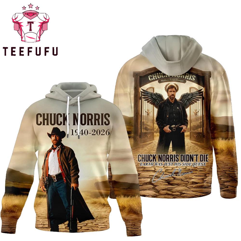 Chuck Norris Didn't Die 1940-2026 Hoodie
