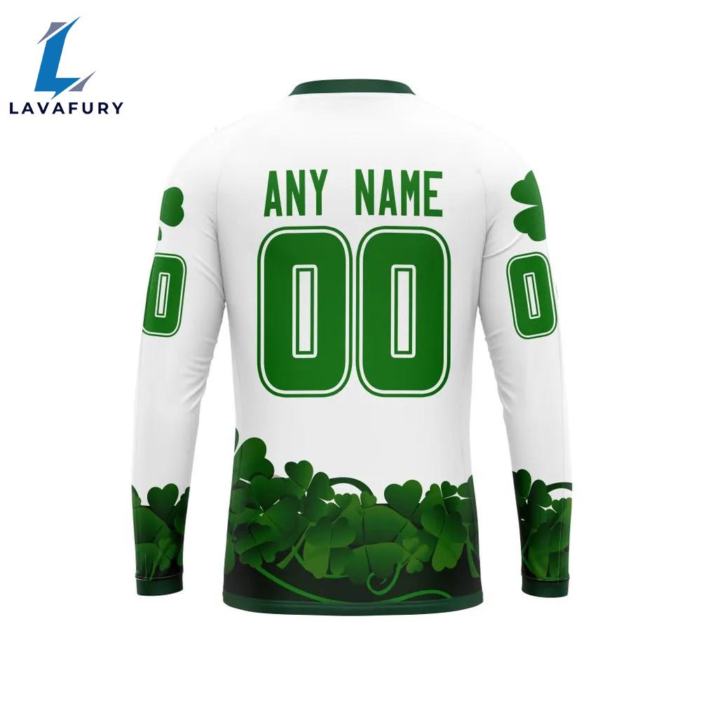 Colorado Avalanche Happy St.Patrick Days Jersey Long Sleeved Sweatshirt