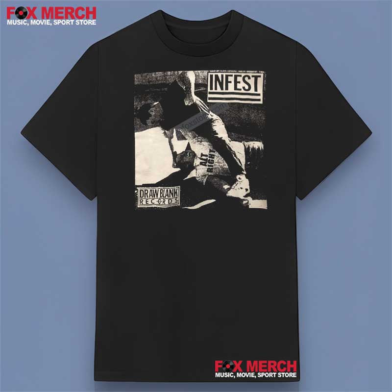 Infest Band Draw Blank Records Unisex T-Shirt, hoodie, long sleeve, sweatshirt and tank top